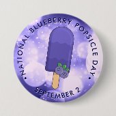 Nationale Blauwbeestdag Ronde Button 7,6 Cm (Voorkant)