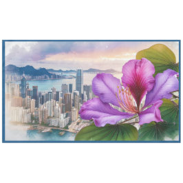 Nationale Bloem Bauhinia (Hong Kong) | groot Tafelkleed
