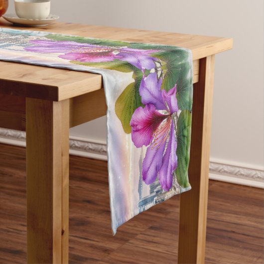 Nationale Bloem Bauhinia (Hong Kong) | Korte Tafelloper (Voorbeeld)