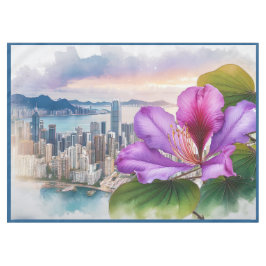 Nationale Bloem Bauhinia (Hong Kong) | medium Tafelkleed