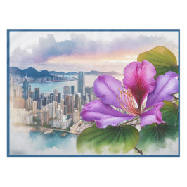 Nationale Bloem Bauhinia (Hong Kong) | Tafelkleed