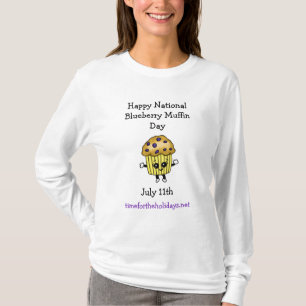 Nationale Blueberry Muffin Dag 11 juli T-shirt