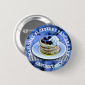 Nationale Blueberry Pancake Dag 28 januari Button (Voorkant /achterkant)