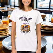 Nationale Blueberry Pannenkoeken Dag 28 januari T-shirt