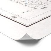 Nationale boskaart van Tombigbee (1972) Poster (Hoek)