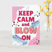 Nationale bubbelgomdag moet rustig worden kaart (Gele Bloem)