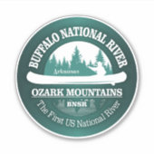 Nationale bufferrivier (kano) sticker (Voorkant)