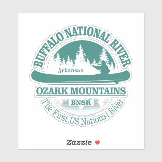 Nationale bufferrivier (kano) sticker (Vel)