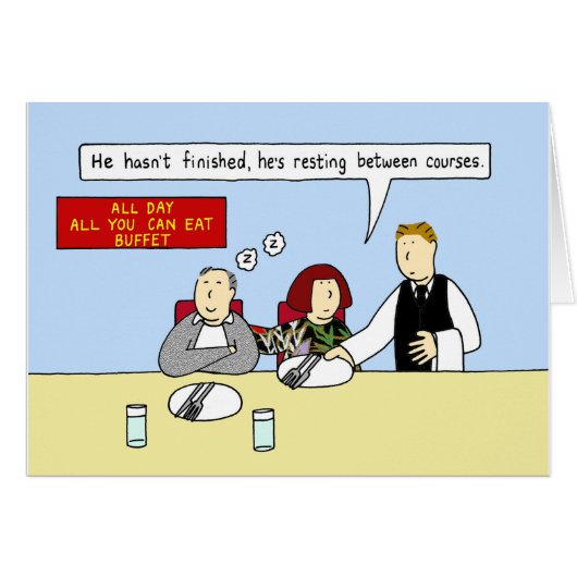 Nationale buffetdag Cartoon 2 januari (Voorkant Horizontaal)