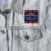 Nationale Button van het Verdrag van de Partij van (In situ)
