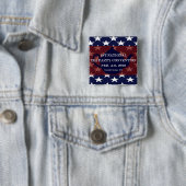 Nationale Button van het Verdrag van de Partij van (In situ)