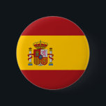 Nationale Button van Spanje<br><div class="desc">Button van de nationale vlag van Spanje.</div>
