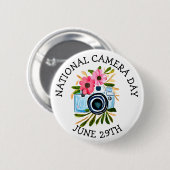 Nationale cameradag | 29 juni ronde button 5,7 cm (Voorkant /achterkant)