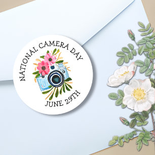 Nationale cameradag   29 juni ronde sticker