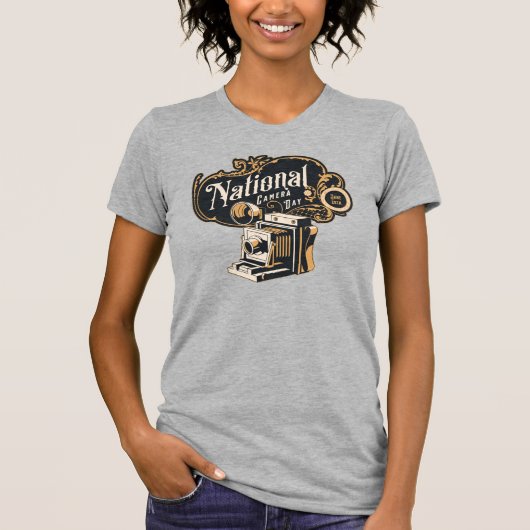 Nationale Cameradag,  camera T-shirt (Voorkant)