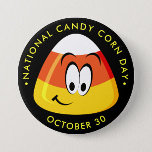 Nationale Candy Corn Day, Kawaii snoep Ronde Button 7,6 Cm