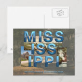 Nationale centrale van ABH Mississippi Briefkaart (Voorkant / Achterkant)