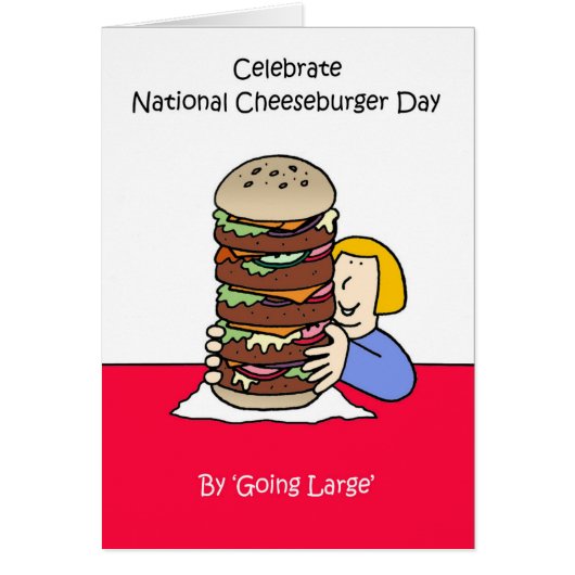 Nationale Cheeseburger Dag 18 september (Voorkant)