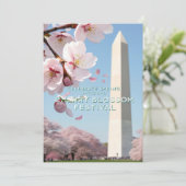 Nationale Cherry Blossom Festival kaart (Staand voorkant)