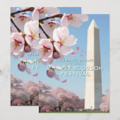 Nationale Cherry Blossom Festival kaart (Voorkant / Achterkant)