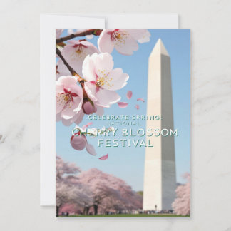 Nationale Cherry Blossom Festival kaart