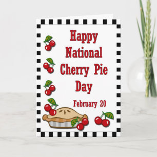 Nationale Cherry Pie Dag 20 februari Kaart