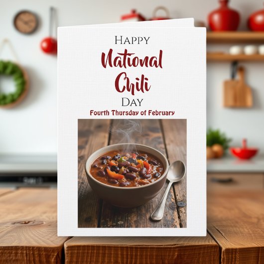 Nationale chilidag | Vierde donderdag van februari Kaart