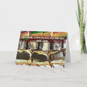 Nationale Chocolade Eclair Dag 22 juni Kaart (Voorkant)