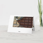 Nationale Chocoladedag 9 februari Kaart (Achterkant)