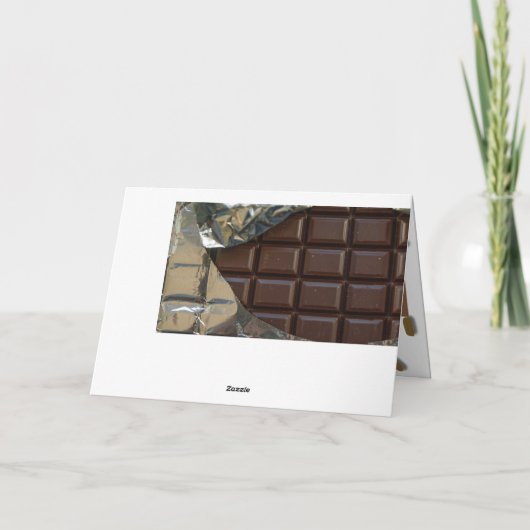 Nationale Chocoladedag 9 februari Kaart (Achterkant)