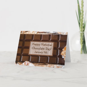 Nationale Chocoladedag 9 februari Kaart