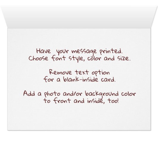 Nationale chocoladedag groet (Binnen Horizontaal (Onder))