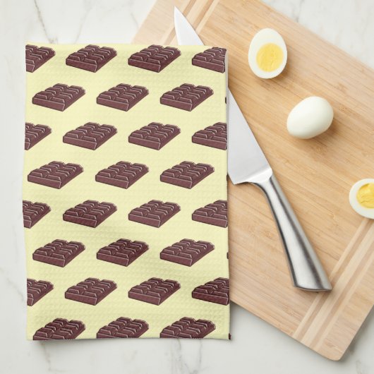 Nationale chocoladedag theedoek (Quarter Fold)
