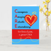 Nationale CNA-dag met ZORG en Hart Kaart (Gele Bloem)