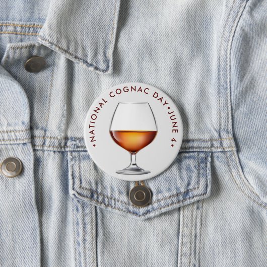 Nationale Cognac-dag Ronde Button 7,6 Cm (In situ)
