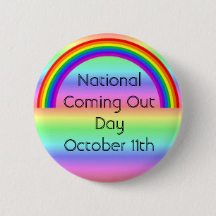 Nationale Coming Out Dag 11 oktober Ronde Button 5,7 Cm