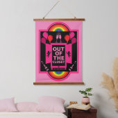 Nationale Coming Out Dag NCOD Hangend Wandkleed (Slaapkamer)