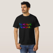 Nationale Coming Out Dag (NCOD) LGBTQ+ T-shirt (Voorkant volledig)