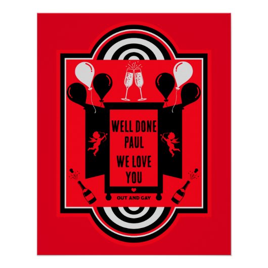 Nationale Coming Out Dag NCOD Perfect Poster (Voorkant)