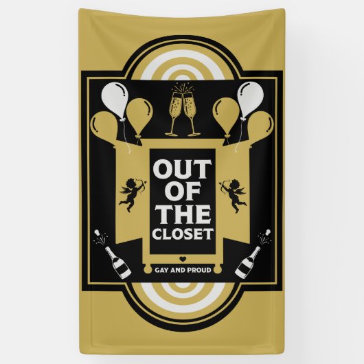 Nationale Coming Out Dag NCOD Spandoek (Verticaal)