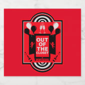 Nationale Coming Out Dag NCOD Sparkling Wijnetiket (Enkel label)