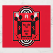 Nationale Coming Out Dag NCOD Sparkling Wijnetiket (Enkel label)