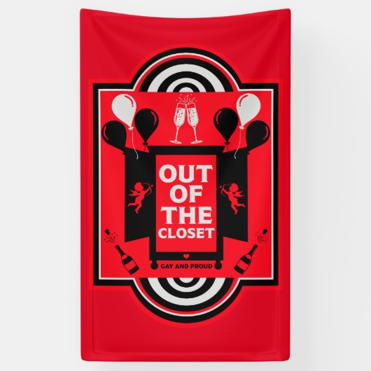 Nationale Coming-Outdag NCOD Spandoek (Verticaal)