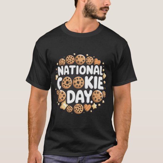 Nationale Cookie Dag Design T-shirt (Voorkant)