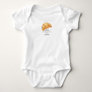 Nationale Croissantdag - Cute Gebak Baby Body Romper
