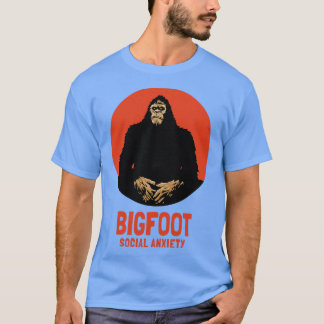 Nationale Cryptid Sociale Angst T-shirt