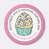 Nationale Cupcake Dag 15 december Magneet (Voorkant)
