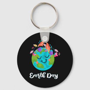 Nationale Dag van de Aarde Happy Earth Day 25 apri Sleutelhanger