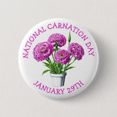 Nationale Dag van de Anjnatie 29 januari Button (Voorkant)