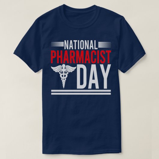 Nationale Dag van de apotheker 10 T-shirt (Design voorkant)